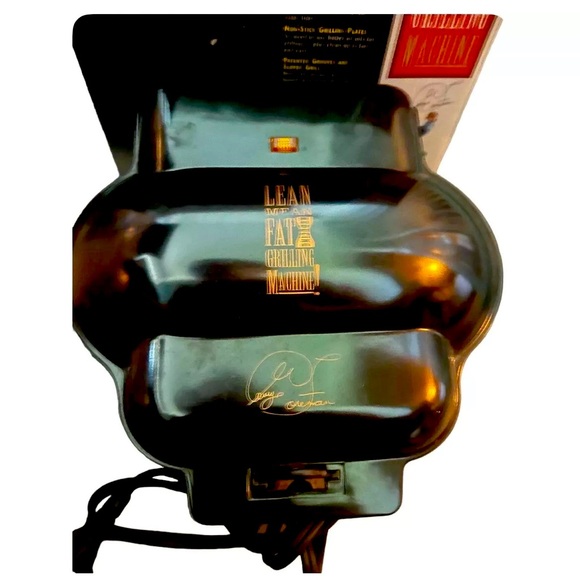 George Foreman Lean Mean Fat Reducing Grilling Machine Two Patty Size Small GR10 - Picture 2 of 5